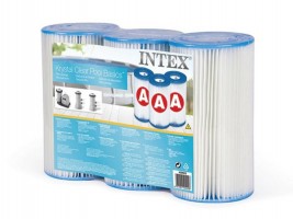 Lot De 8 Cartouches Éponge Pour Filtre De Piscine Intex Type H - 10,2x9 Cm, Lavables Et Réutilisables