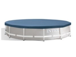 Bâche Hiver Piscine Intex 4.5x2.5 M - Épaisseur 50/100, Bleu Nuit, Protection Hivernage Rectangulaire